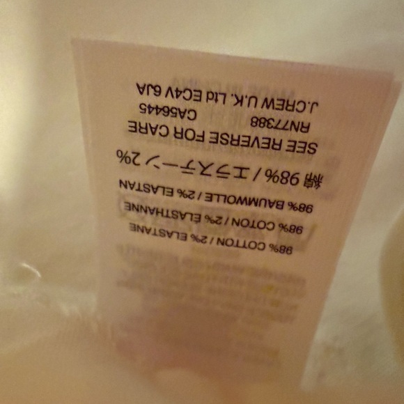 J.Crew White Denim Mini Skirt Size 30 Frayed Hem Cotton Blend - Picture 4 of 7